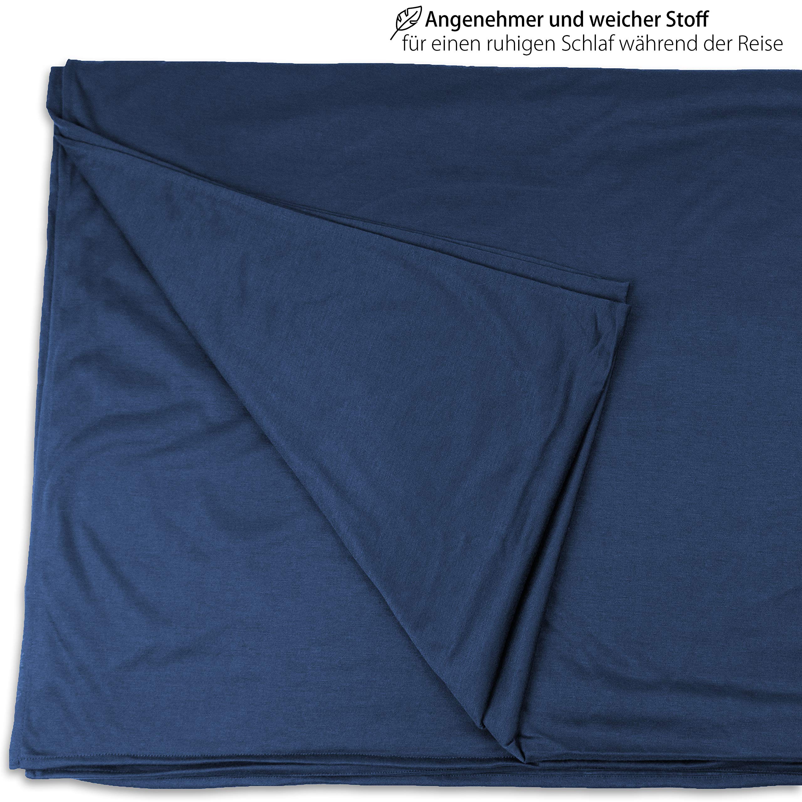 Outdoro Isopeak koc podróżny – 210 x 155 cm – ultralekki koc do podróży – niewielkie wymiary po spakowaniu – miękki i oddychający