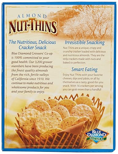 Vista 14 de Blue Diamond Pecan Thins Cracker Patatas fritas, 4.25 onzas