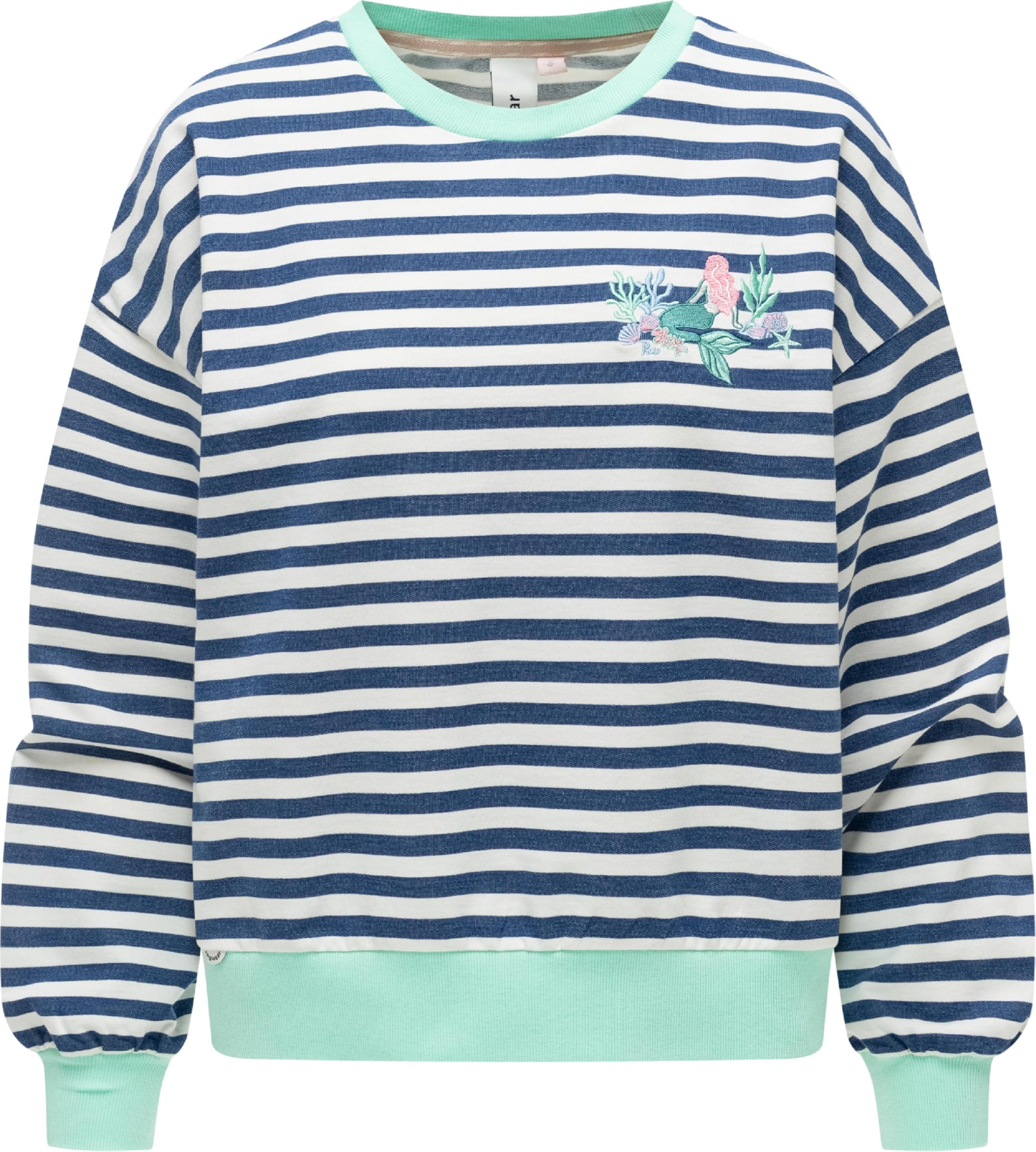 Ragwear Damen Pullover lässiges Oberteil Sweater mit maritimen Streifenmuster Wuss Stripes XS-XXL