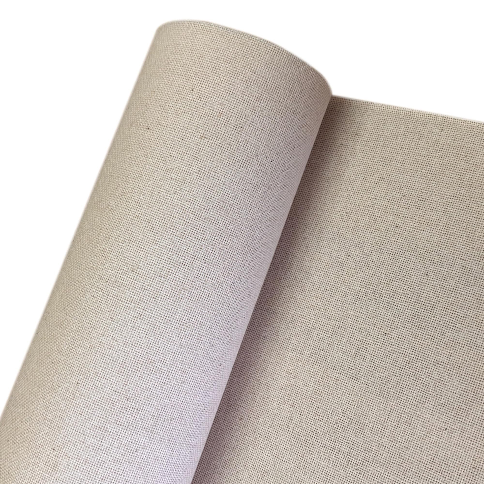 36 Count Evenweave Cotton Embroidery Fabric, Natural Ecru Color (58" W x 19" L)