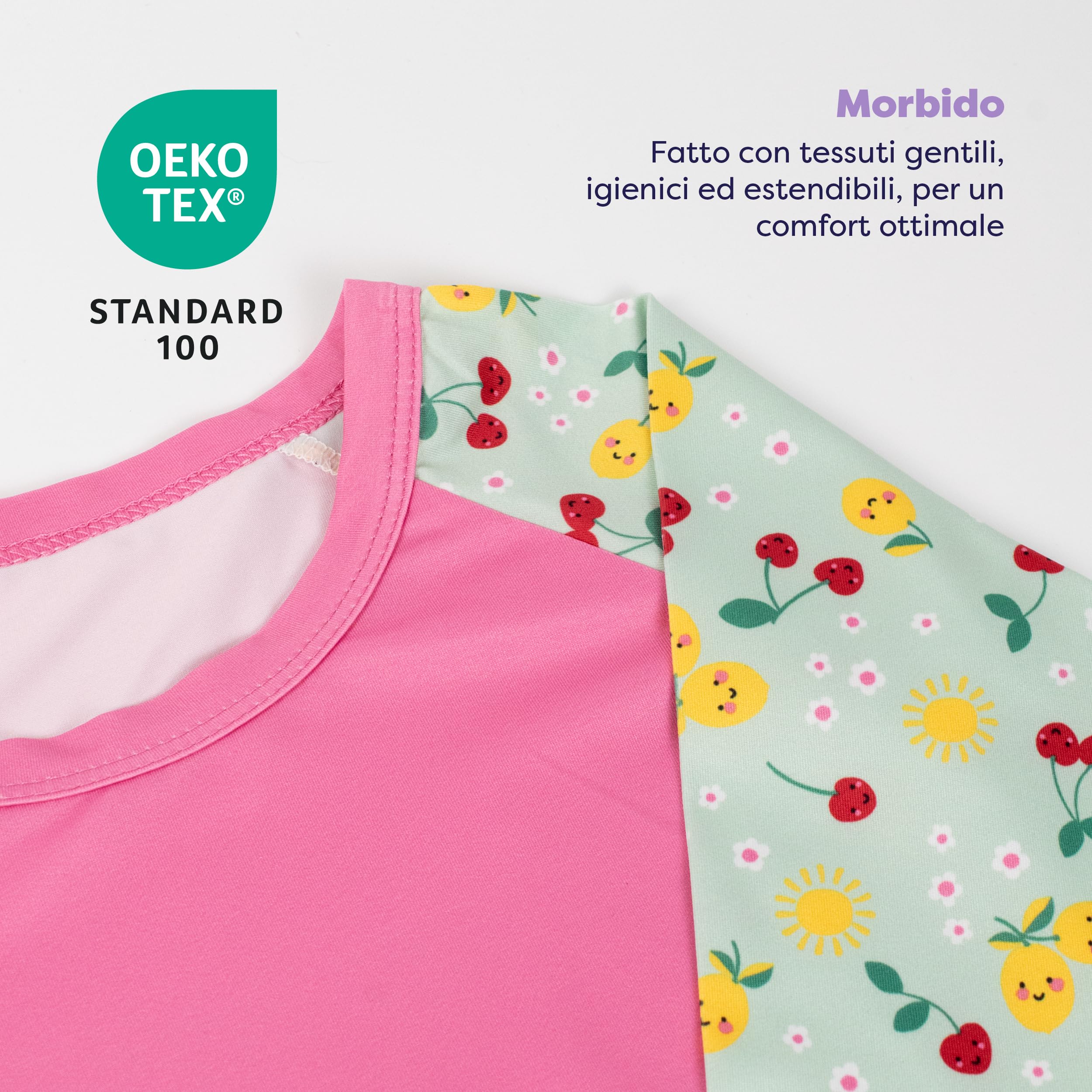 Bambino Mio Anti-UV UPF 40+ Set da Bagno per Neonati (da 0 Mesi a 3 Anni), con Pannolino da Bagno Riutilizzabile e Maglietta da Bagno con Protezione Solare