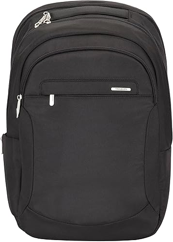 Travelon - Mochila antirrobo clásica grande multiusos, Negro, Tamaño único