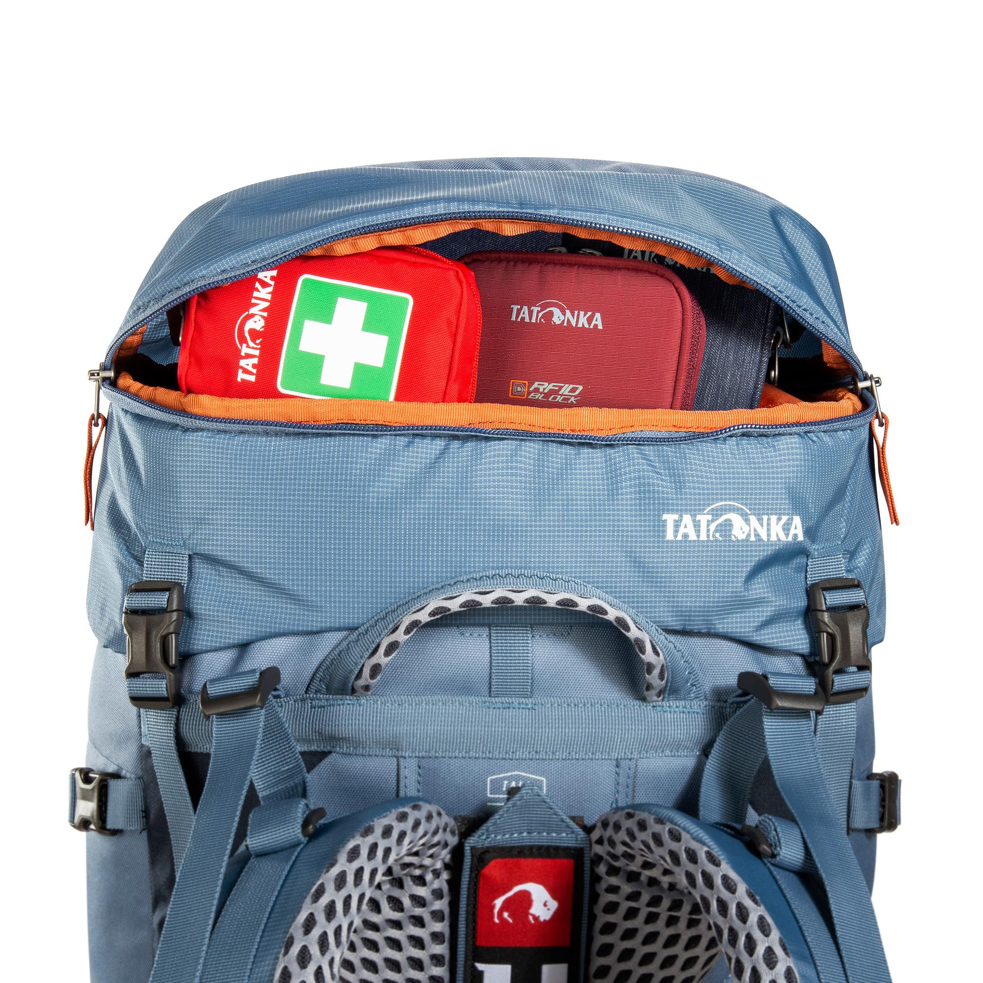 Tatonka Yukon 50+10 Women - Trekkingrucksack für Frauen - Mit Frontzugriff, verstellbarem Rückensystem, extra Bodenfach, Regenhülle und 60 Liter Volumen