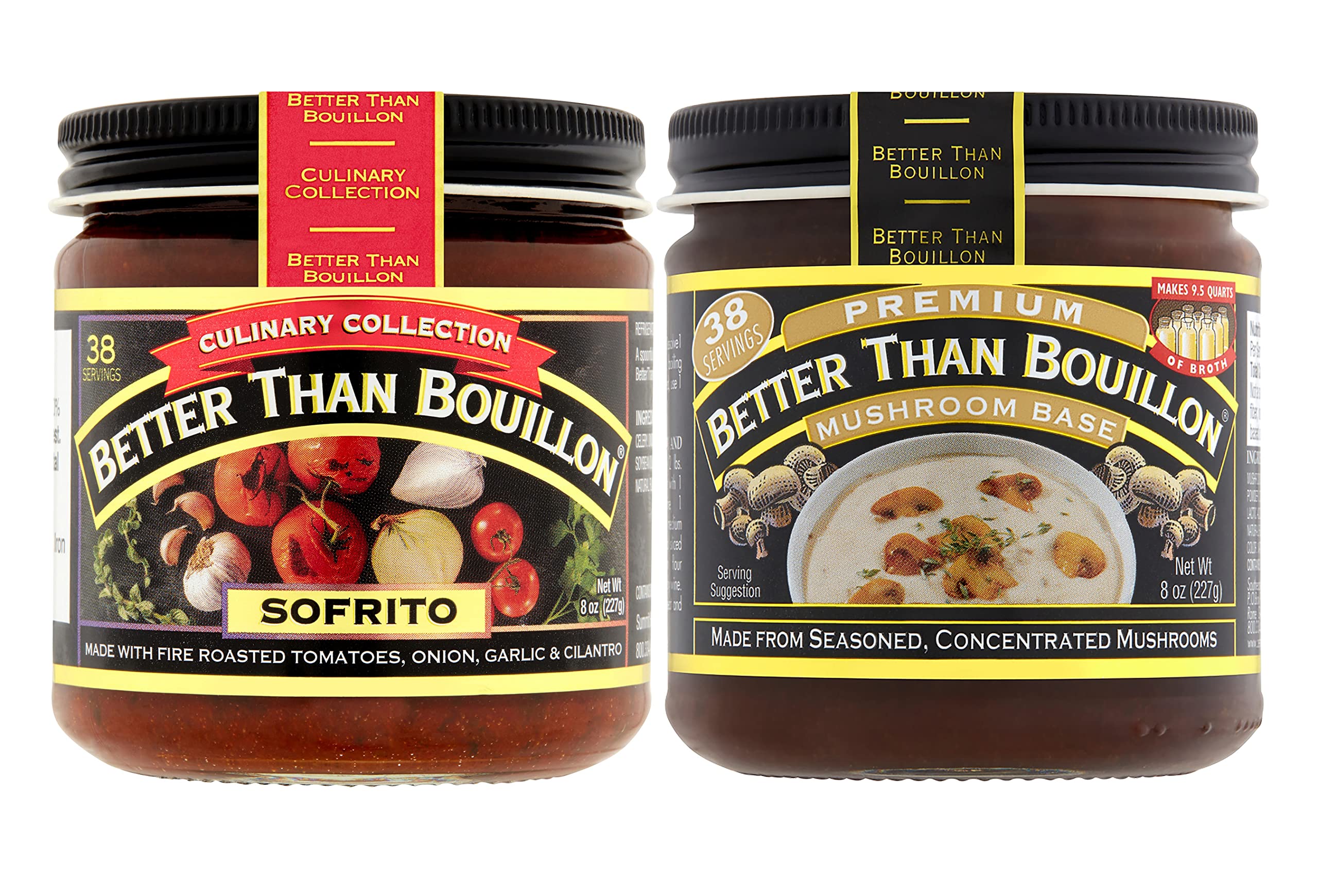 Better Than BouillonVariety Pack (8.00 Ounce (Pack of 2), Sofrito + Mushroom)