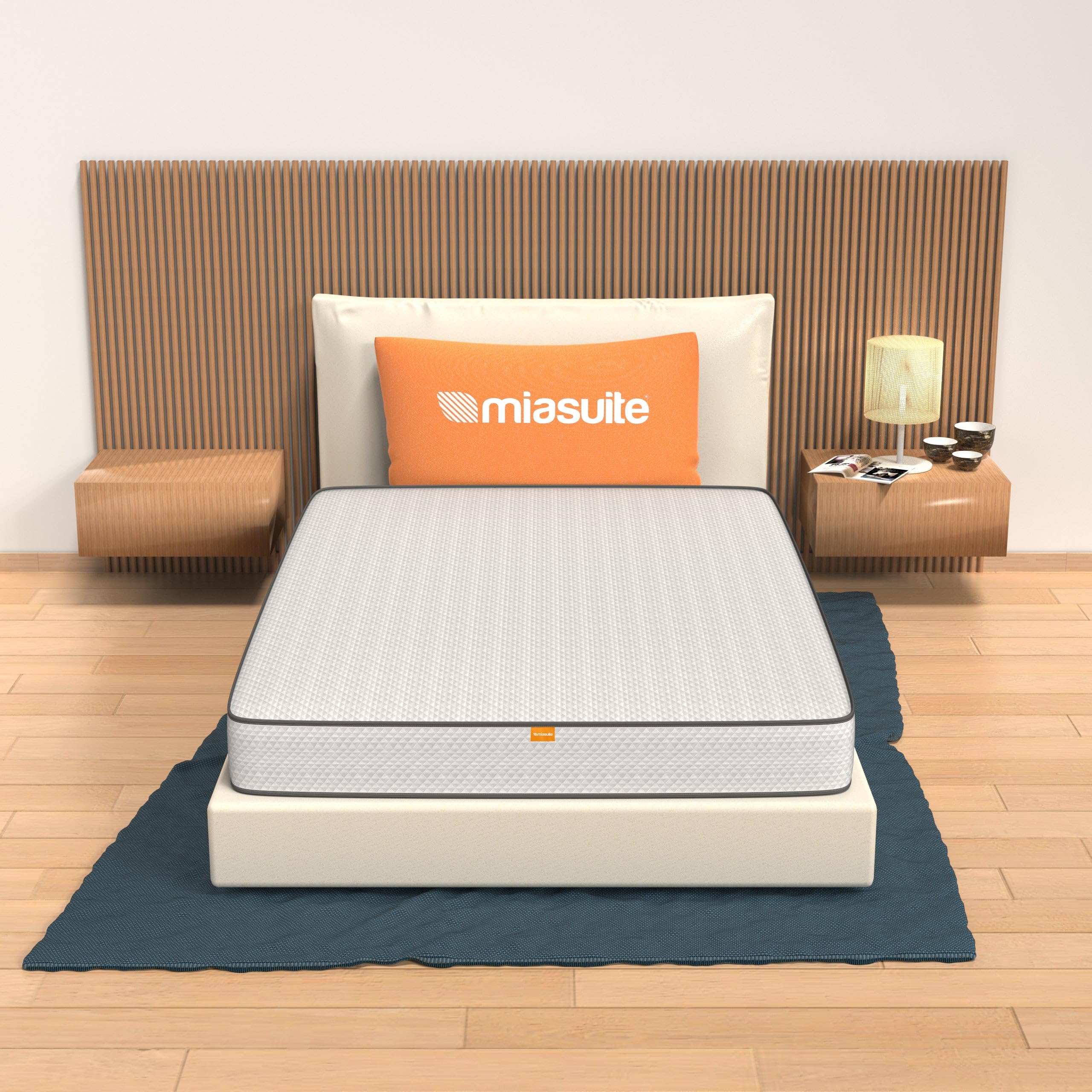 MiaSuite Materasso Memory Piazza E Mezza 120X195X25 CM Ortopedico con Dispositivo Medico Materasso Allegro