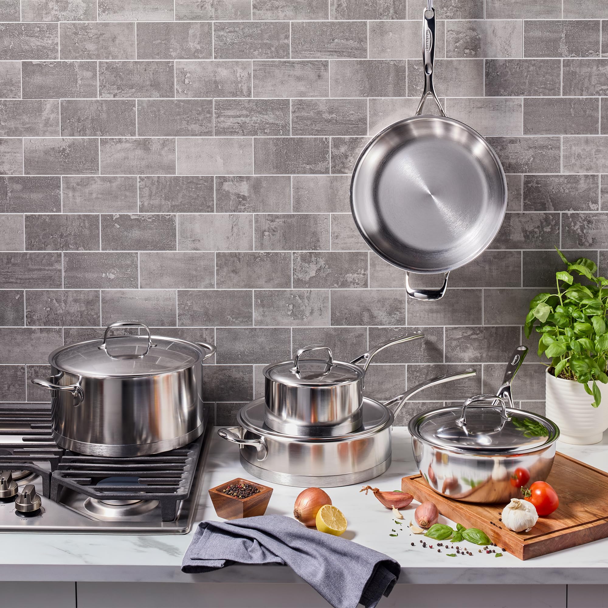 Amazon.com: Demeyere Atlantis 9-pc Stainless Steel Cookware Set