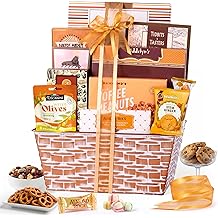 Broadway Basketeers Mother's Day Basket, Gift Basket with Gourmet Snack Assortment for Mom, Her, Thank You, Congratulations, Corporate Gifts, Kosher
