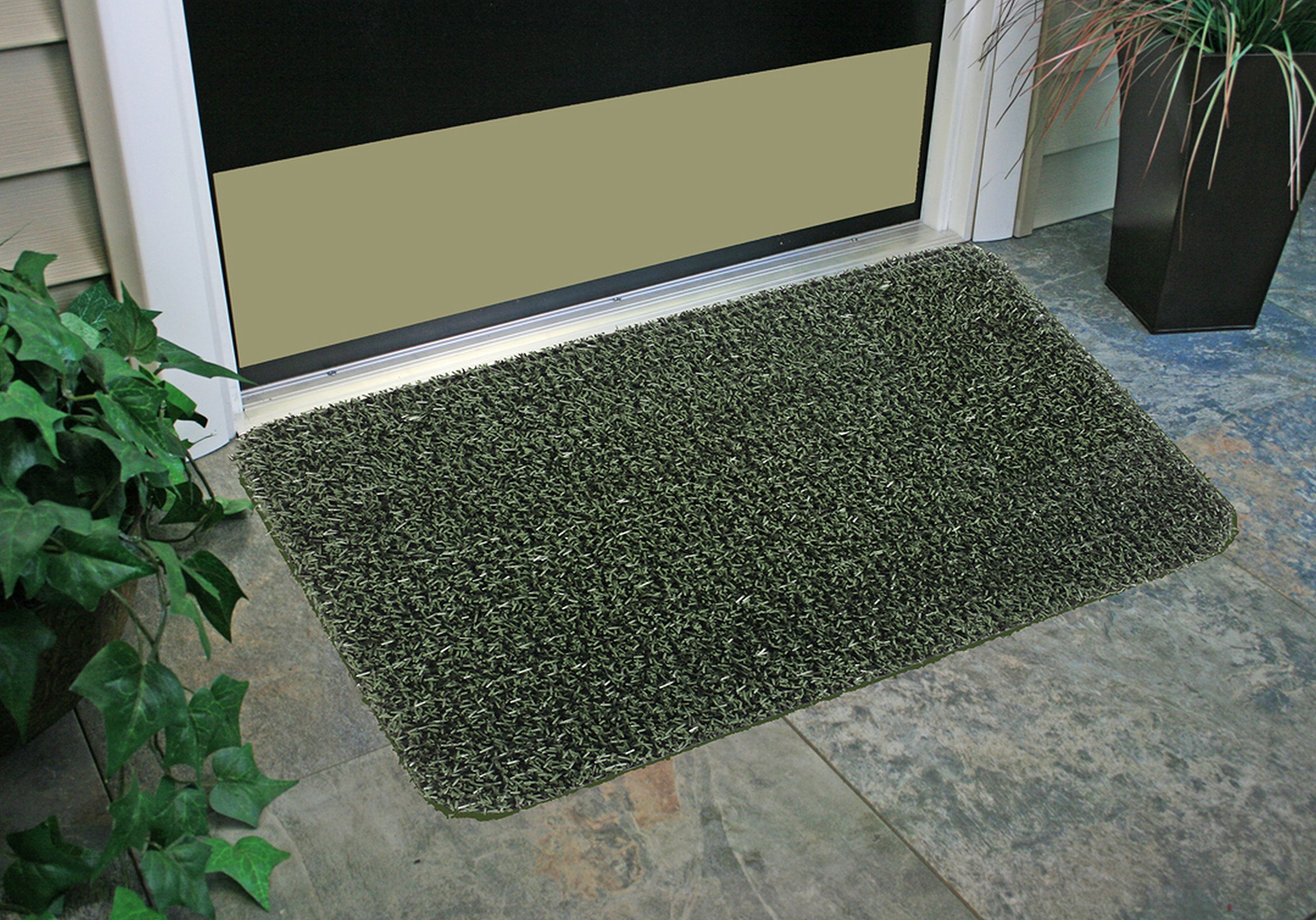 Amazon.com : GrassWorx Clean Machine Flair Doormat, 18