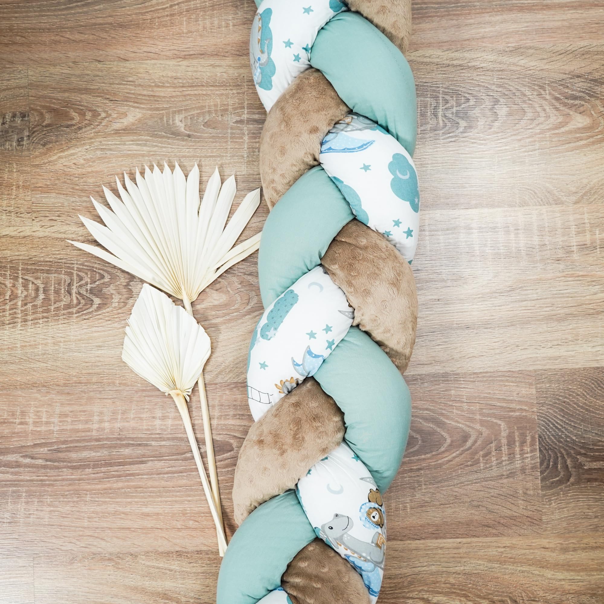 Cuscino Decorativo Intrecciato Per Bambini - 300 Cm, Morbido E Moderno - Foto 6