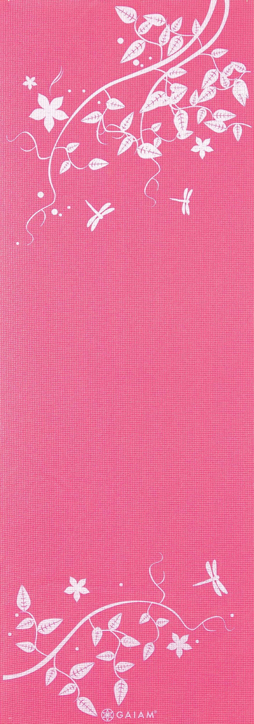 Gaiam Dragonfly Print Yoga Mat