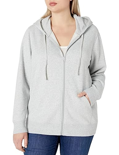 Amazon Essentials womens Fleece Full-Zip Hoodie (Available in Plus Size)