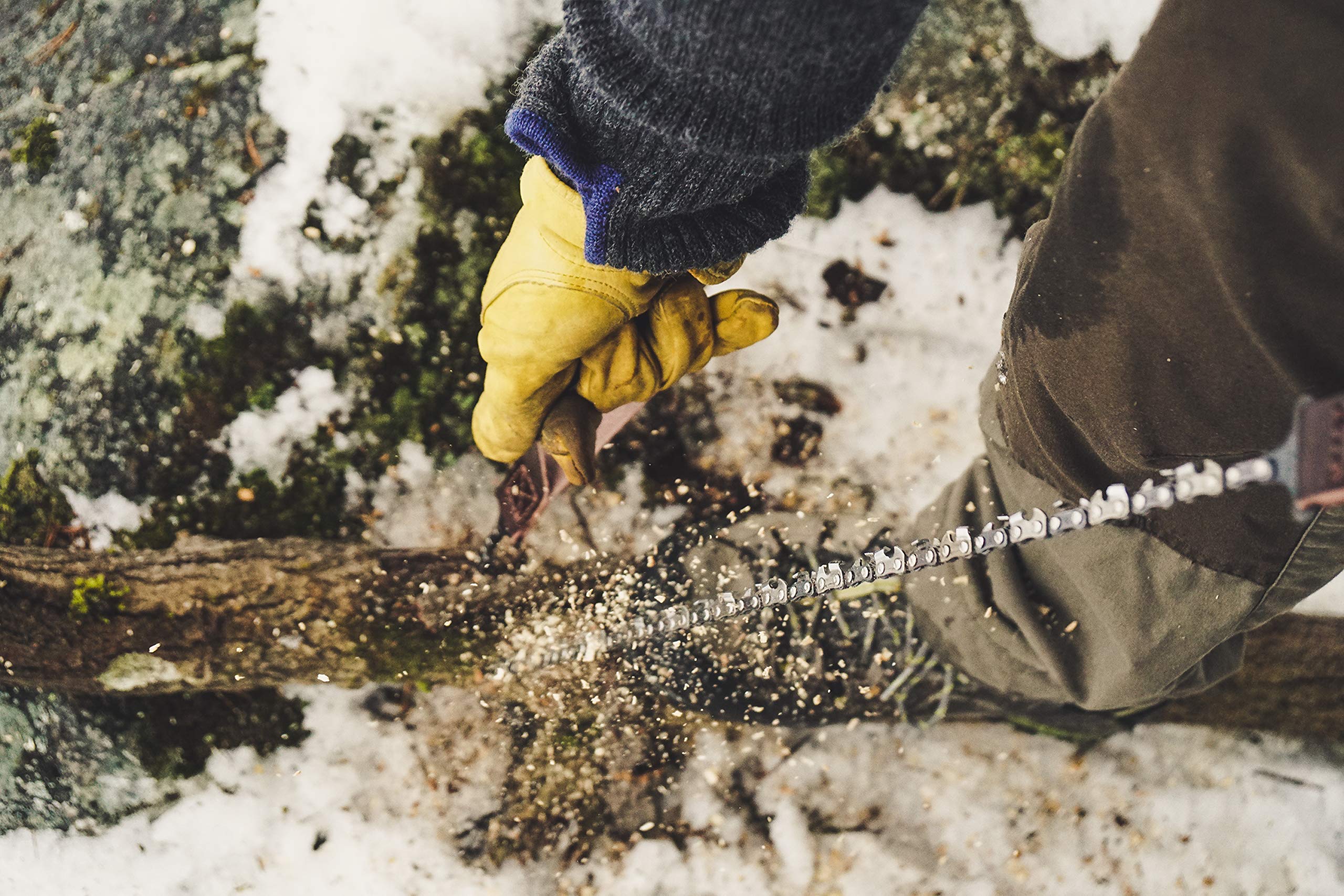 Nordic Pocket Saw Pocket Chainsaw Leather Hand Chainsaw 25,6 Inch