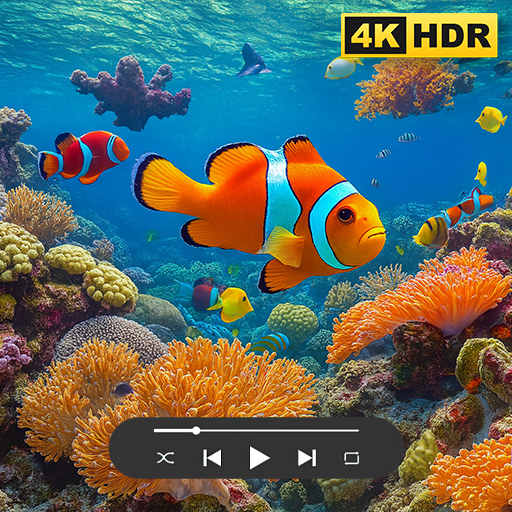 Clownfish Ocean TV Screensaver: Relaxing Loop Visuals