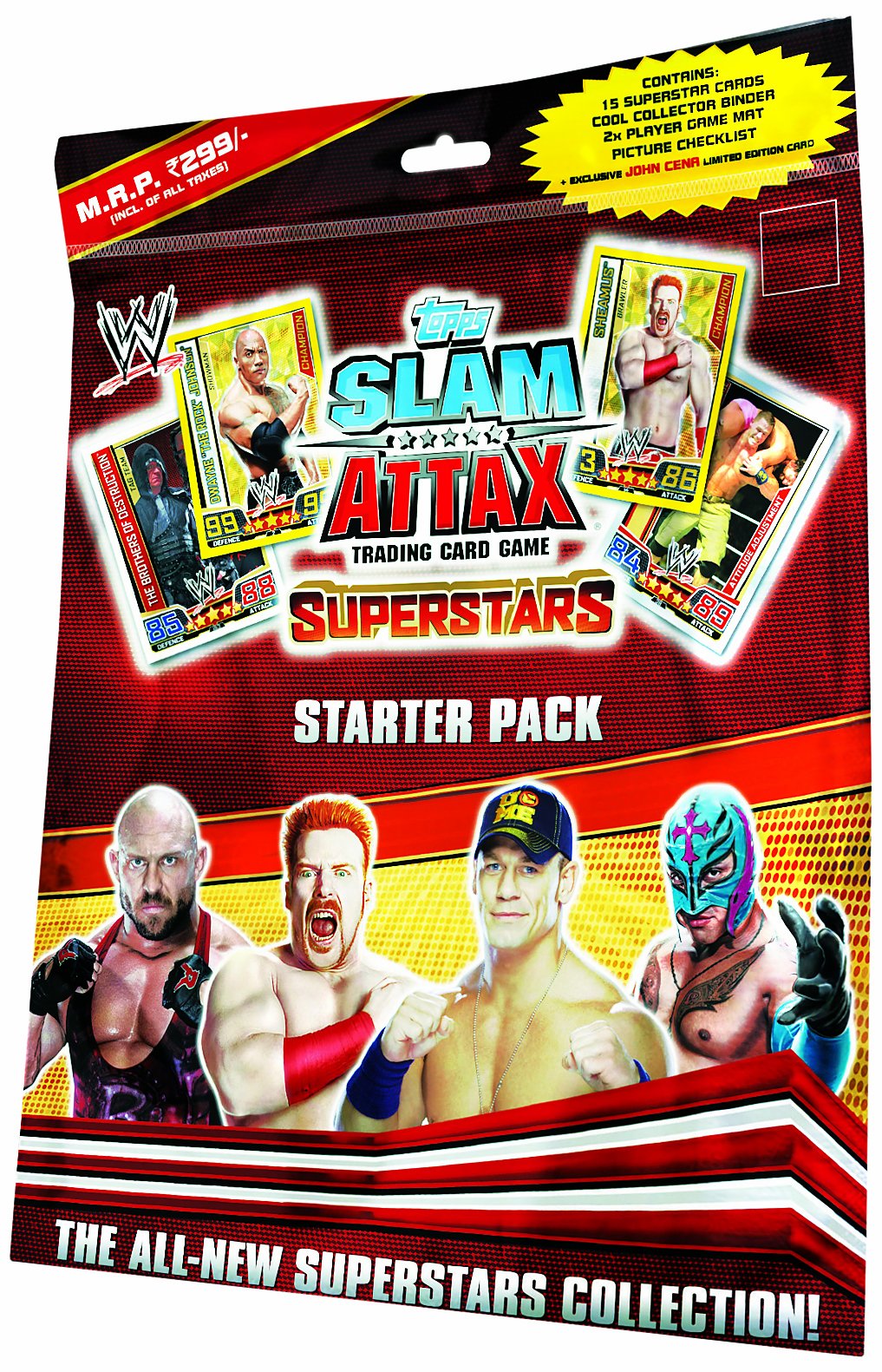 Buy Topps WWE Slam Attax Superstars Starter Pack, Multi Color