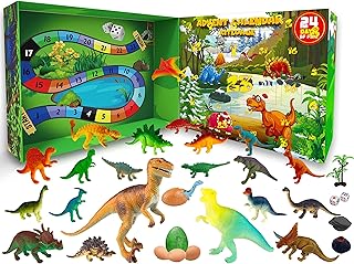 KITEOAGE Calendrier de L'Avent 2021 Dinosaure Jouet avec 24 Jours Surprises de Calendrier De L'avent Enfant Cadeaux pour Enfants Garçons