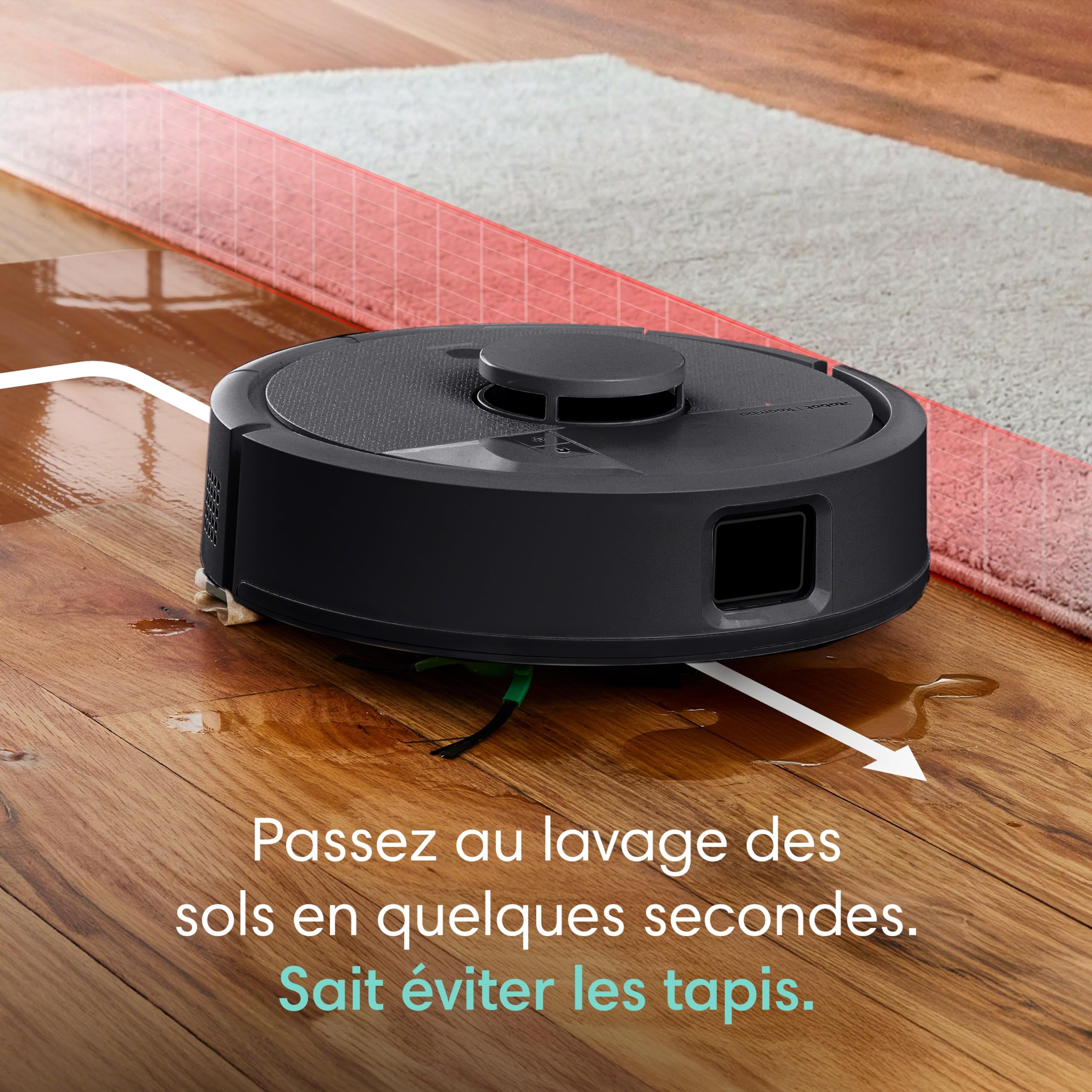 Roomba Mini Robot aspirateur et Laveur + Base AutoEmpty, Noir