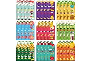90PCS Read Across America Scratch and Sniff Bookmarks For Kids Ages 3-10