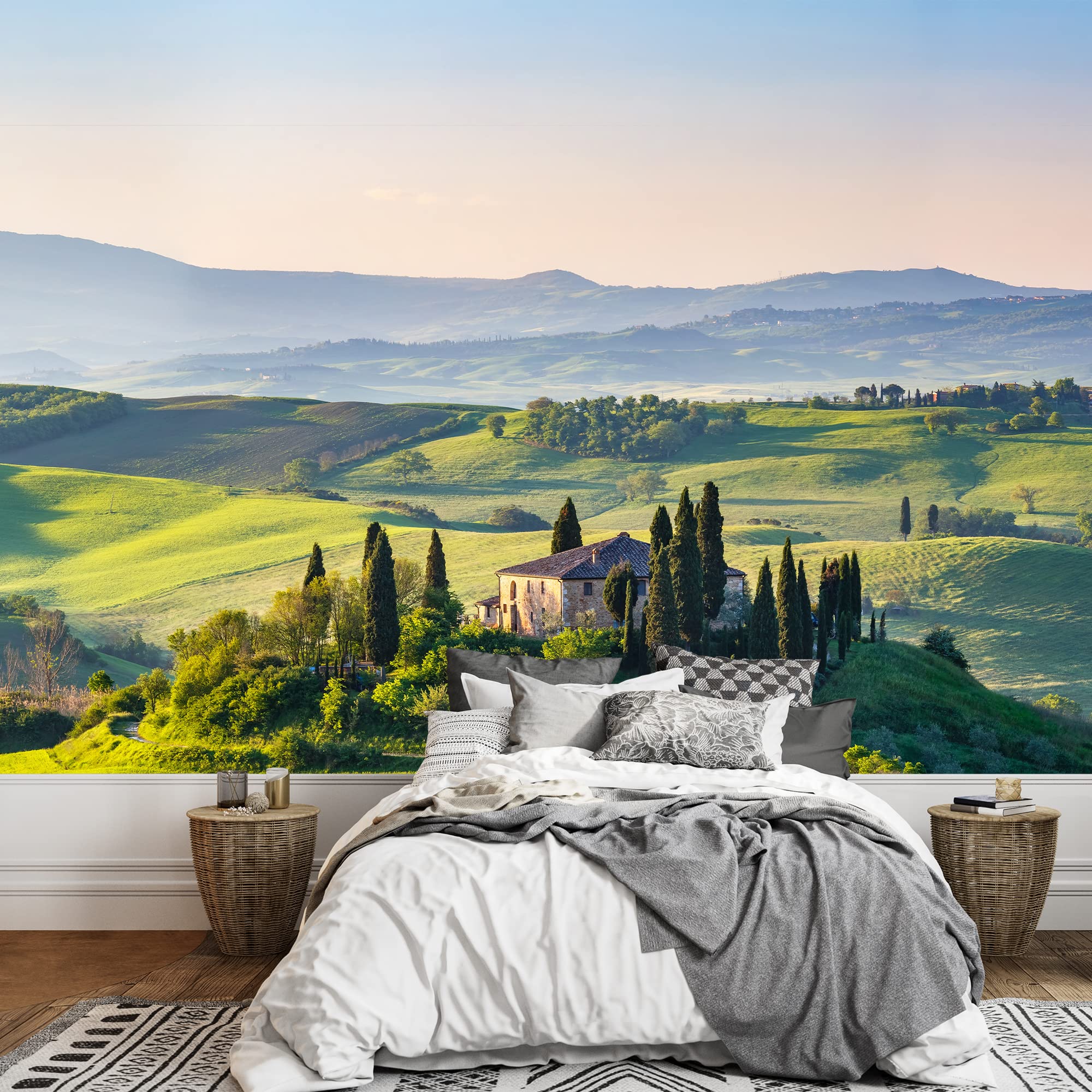 wall26 - Beautiful Spring Landscape in Tuscany, Italy - Removable