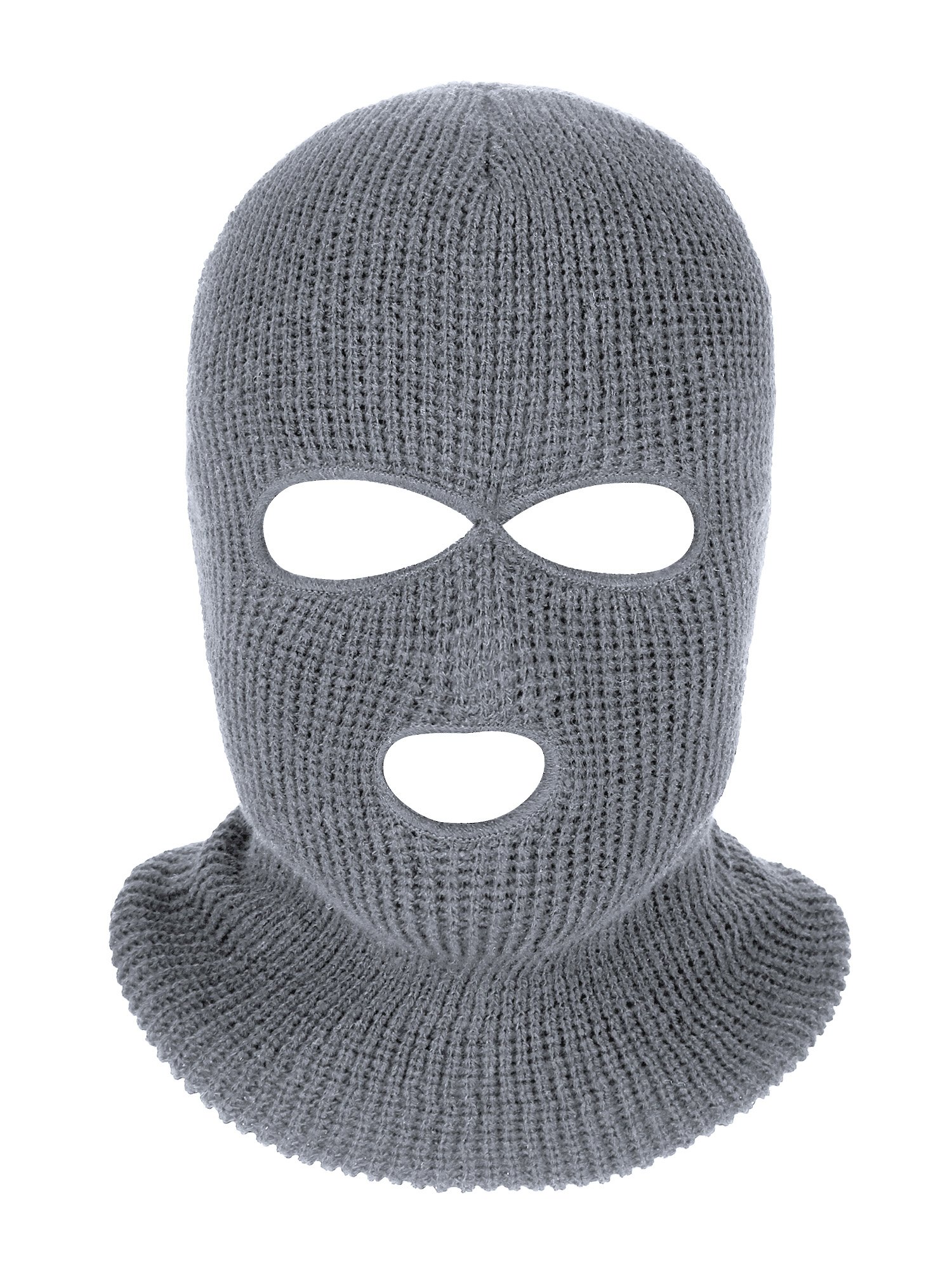 SATINIOR 3 Holes Ski Mask Full Face Cover Outdoor Balaclava Winter Knitted Neck Gaiter for Halloween Sports Cycling