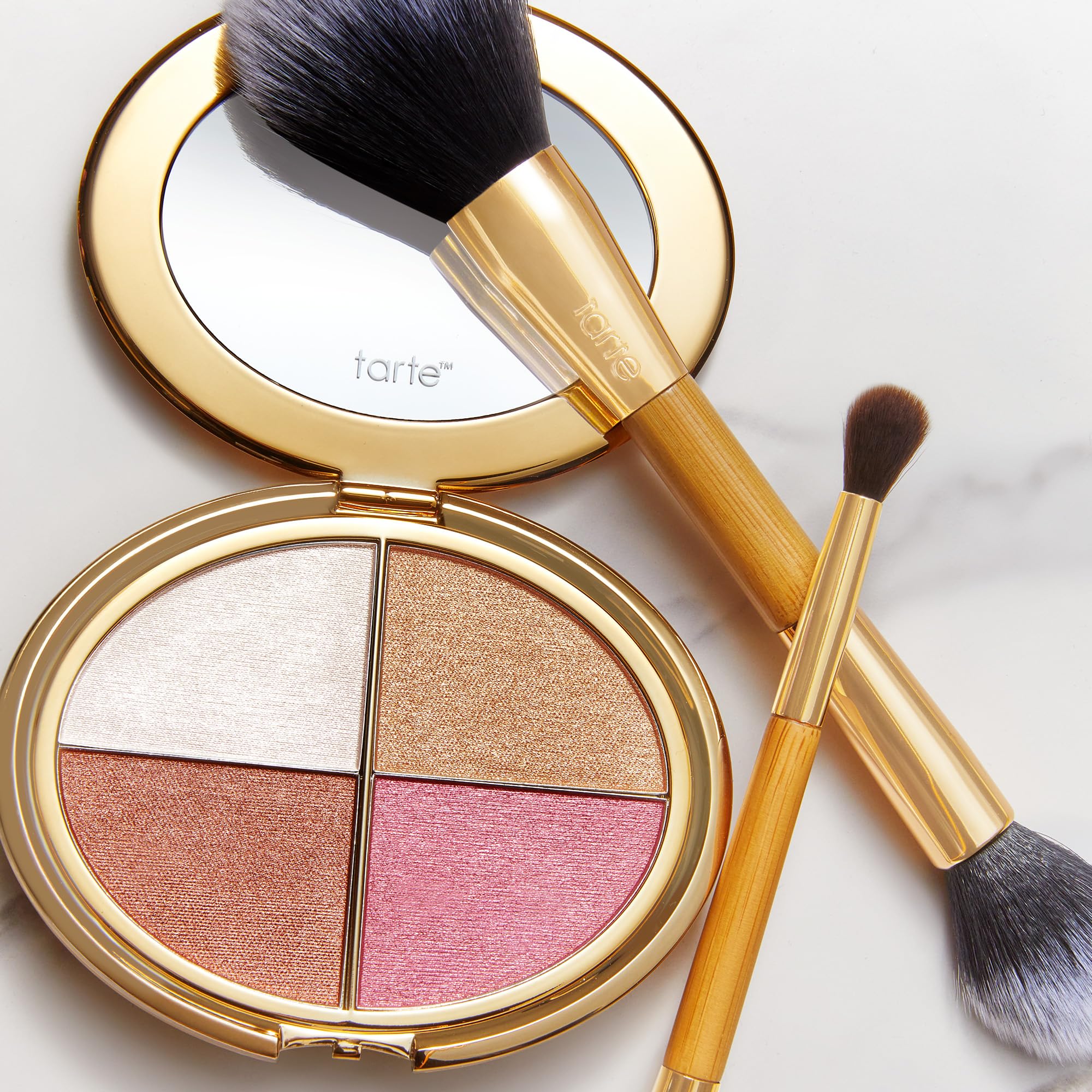 tarte Glow Wardrobe Eye & Cheek Palette – 4-Shade All-in-One Makeup