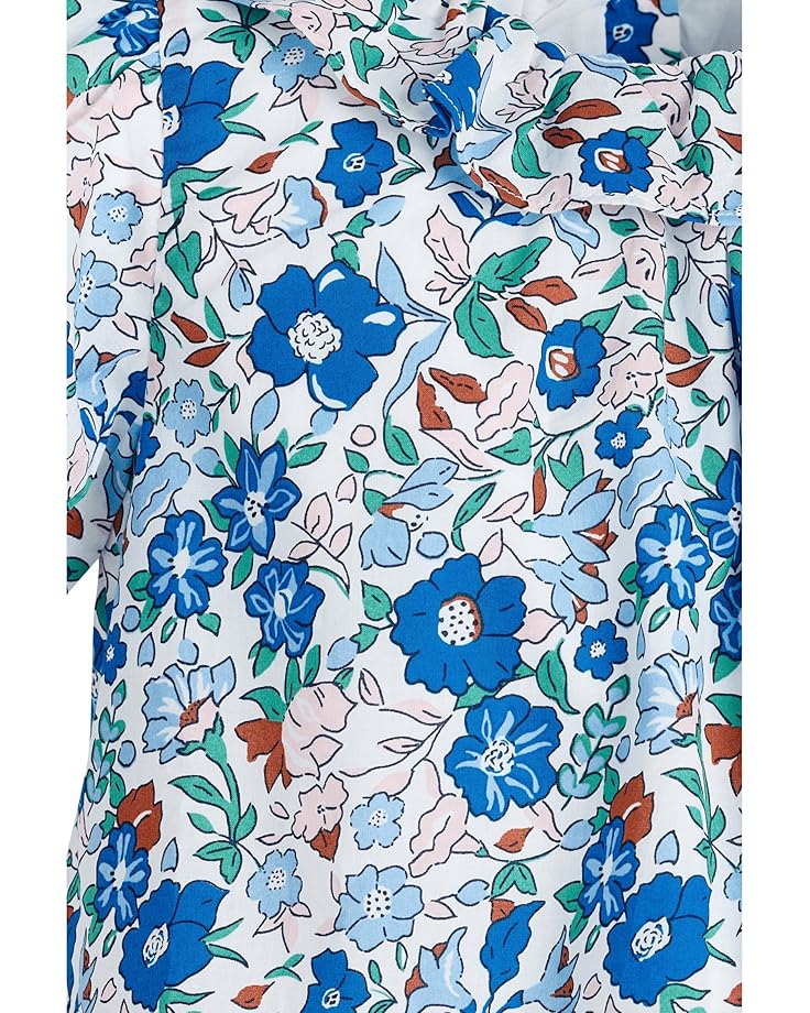 Janie and Jack Floral Ruffle Hem Blouse (Toddler/Little Kid/Big Kid) - #3 of 3