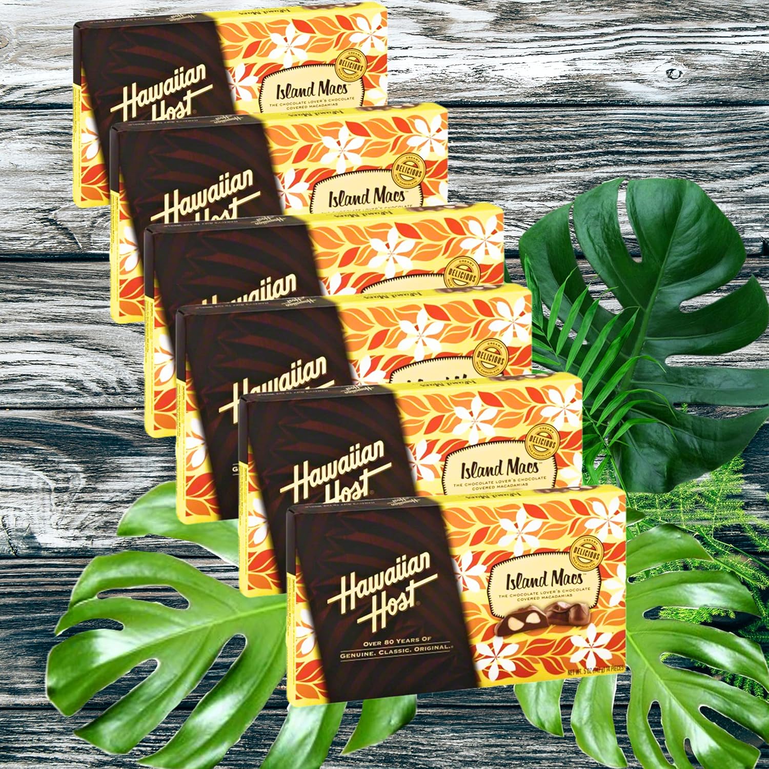 Island Macs Tiare Tiare Handy Pack, 6 boxes - 5 ounce (30 oz)