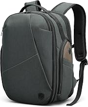 VANKEV - Morph D Travel Backpack Expandable 30L to 38L - Hand Luggage Airplane Cabin for EasyJet - Computer Bag 17 Inches, Wild Slate Green, modern | 30L-38L, Grande Capacità, Zaino Leggero per PC 17 Pollici, Borsa da Viaggio Casual per Uomo e Donna, Verd