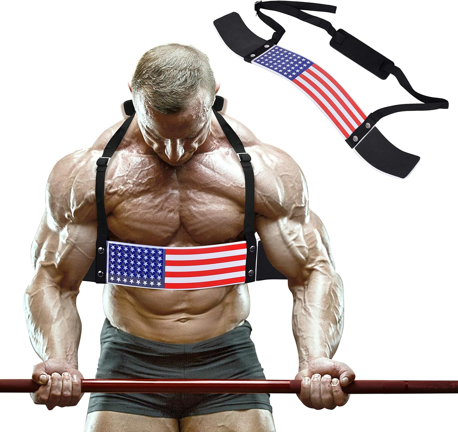 DEFY Heavy Duty Arm Blaster for Biceps and Triceps Workout Ideal Bicep Isolator & Muscle Builder for Bodybuilders and Weight Lifters with Advanced Neoprene Padding for Secure Workout (American) : Sports & Outdoors