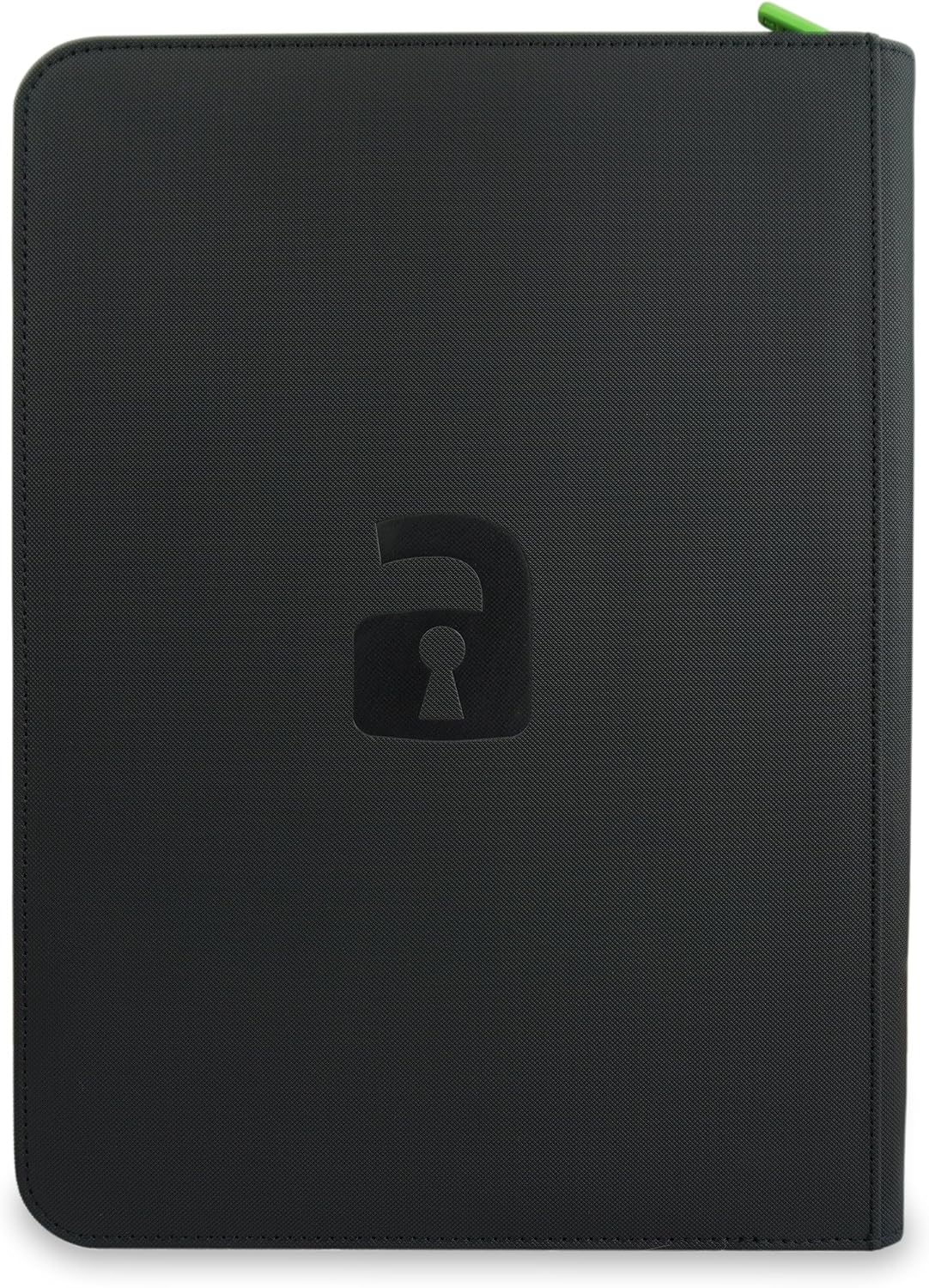 Vault X 9 Pocket Trading Card Binder with Secure Elastic Strap Fastener - Rigid Exo-Tec Folder with 20 Double-Sided Pages each with 9 Side Loading Pockets Store and Protect 360 Cards - Perfect Fit for most TCG, CCG and Sports Card Collections