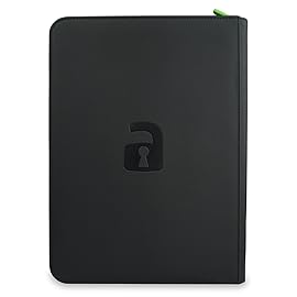 Vault X 9 Pocket Trading Card Zip Binder, 360 Cards, Premium Exo-Tec Album Material, 20 Side-Loading Pages, Folder for Collectible Games, Sports, TCG (Black)