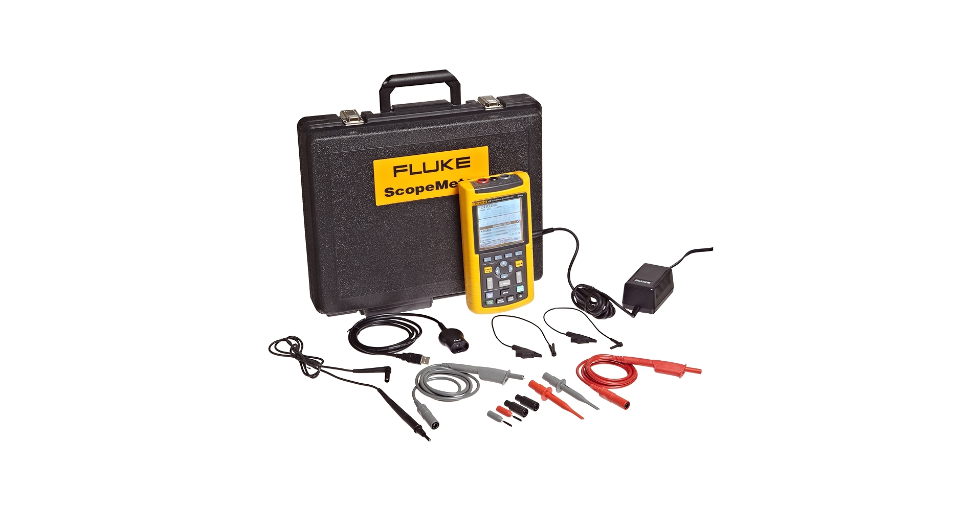 フルーク123 Fluke 123/003S Industrial ScopeMeter with SCC120 Kit, 20MHz