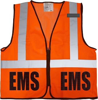 Conspiracy Tee Emergency Medical Services Safety Vest, EMS High Visibility Vest...
