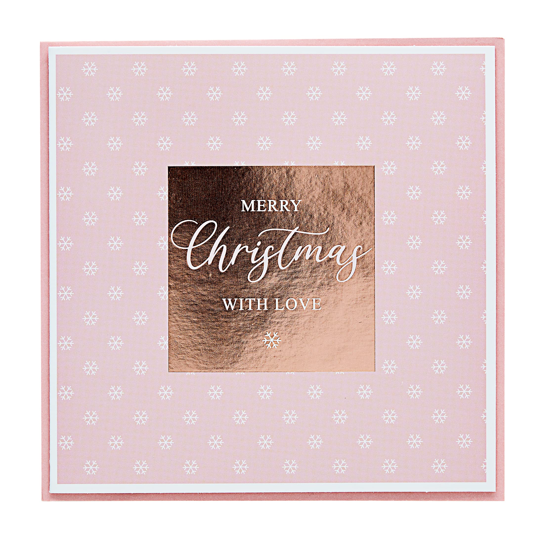 ELEGANCE 'MERRY CHRISTMAS' SINGLE CHRISTMAS CARD