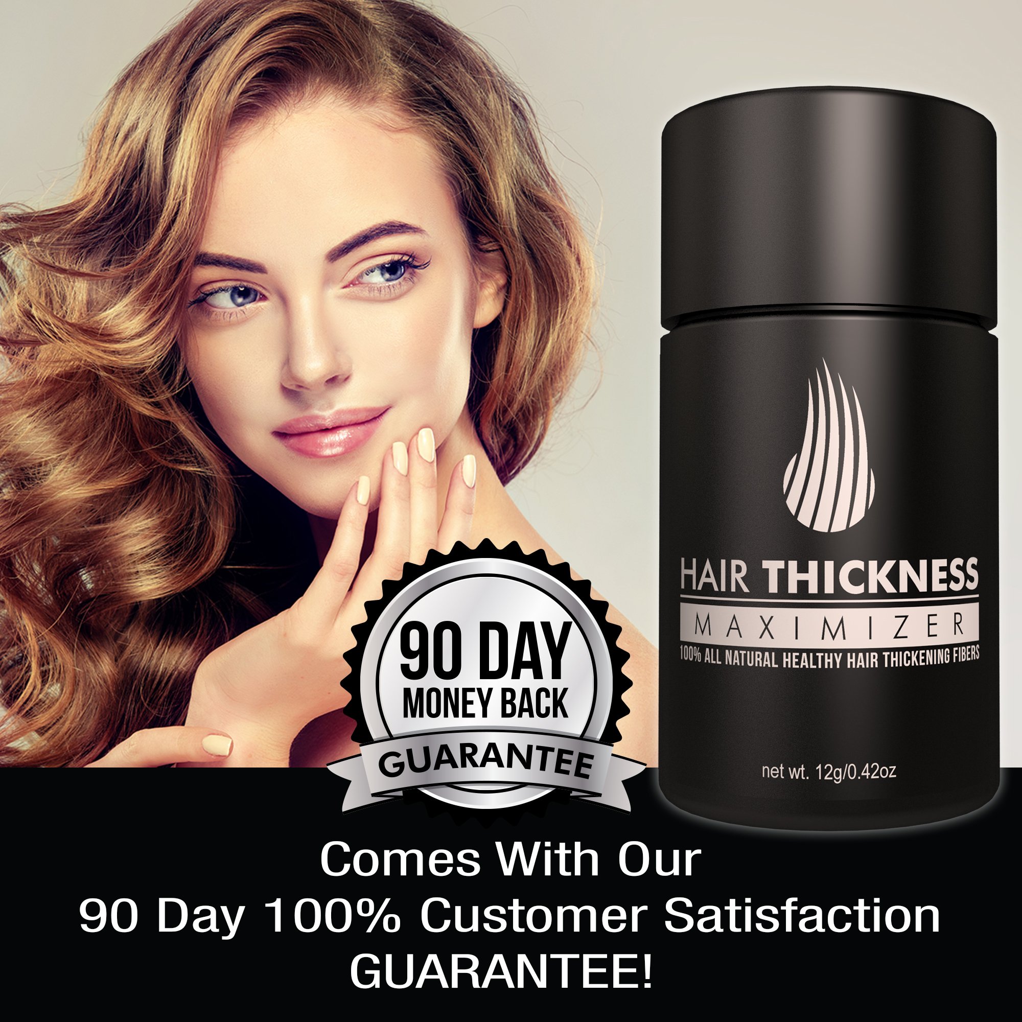 Hair Thickness Maximizer 2 0 Safer Than Keratin Hair Building Fibers