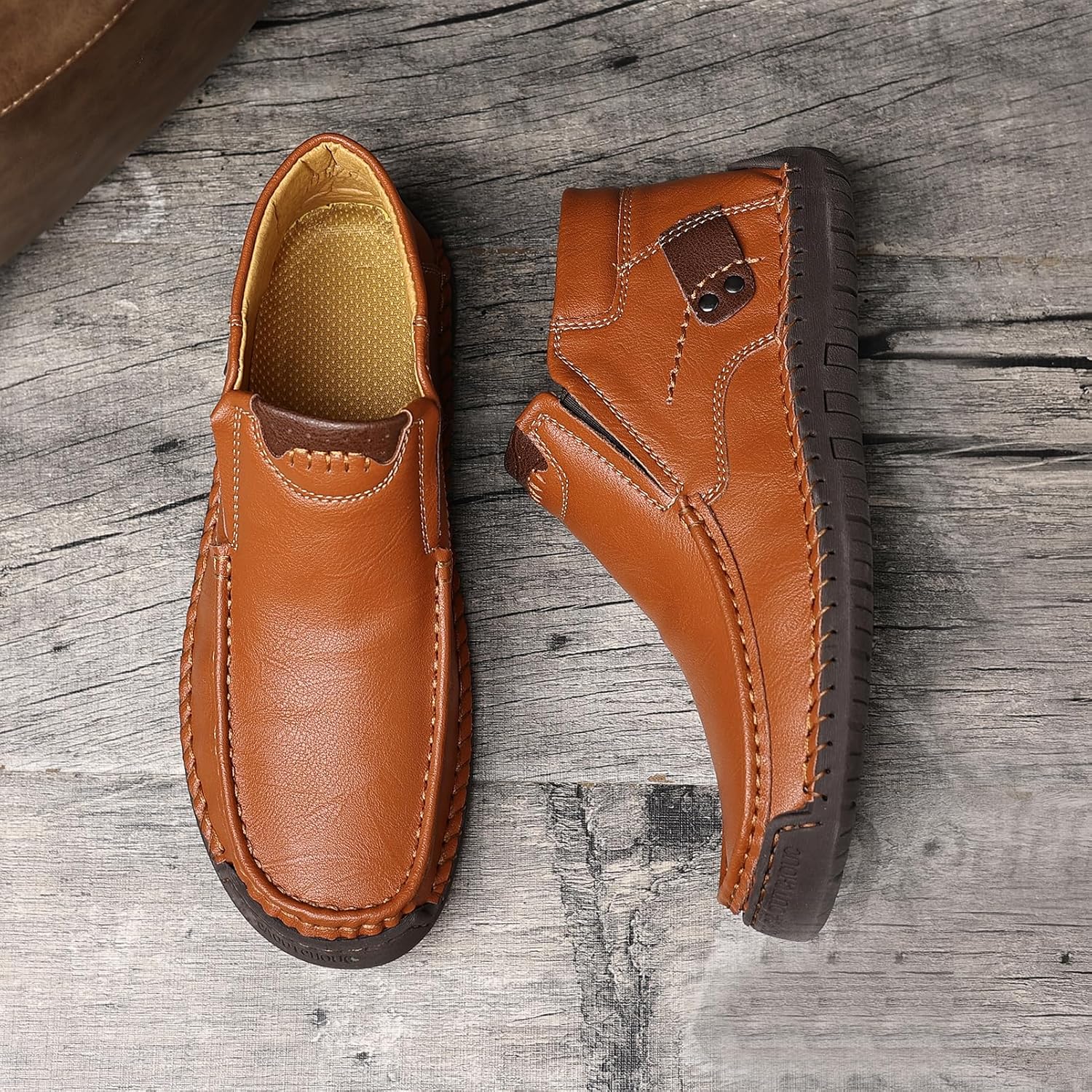 Coramtty Mens Business High-top Loafers Casual Slip on Shoes Lightweight Dress Refreshing Boots Classic Walking Driving Travel Outdoor - Image 6