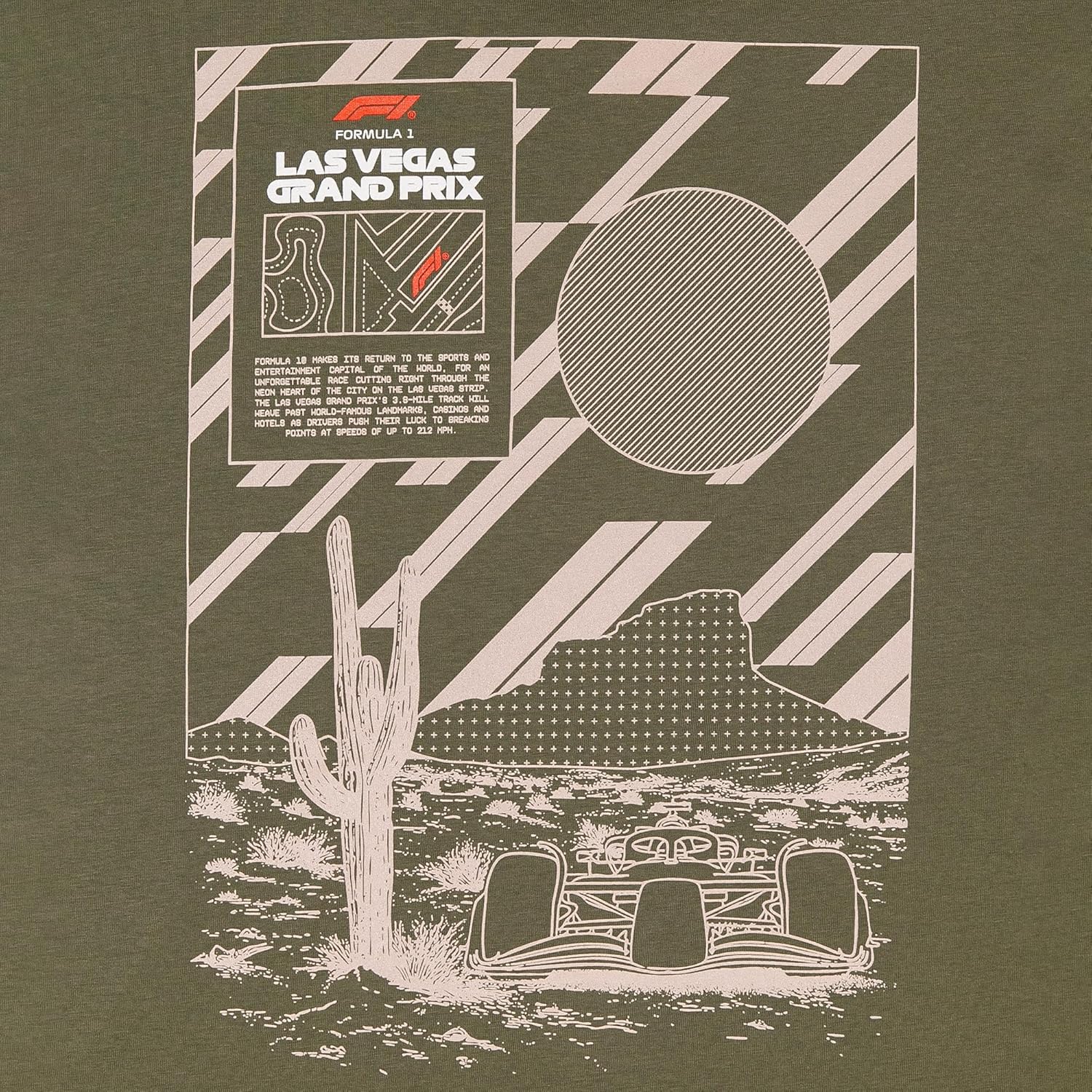 F1 Las Vegas Grand Prix Men's Desert Mirage T-Shirt - Image 3