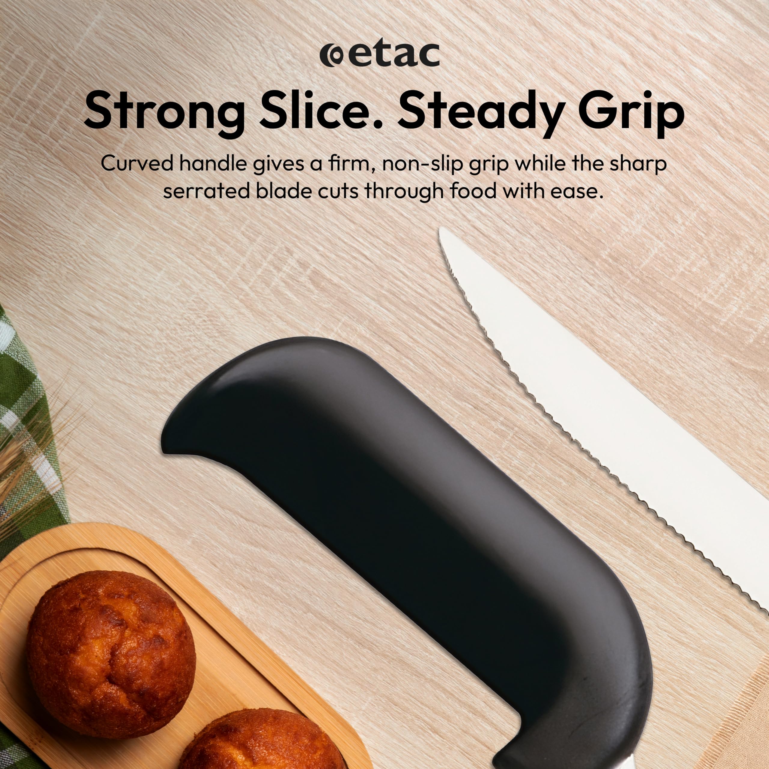 Etac Relieve Angled Carving Knife for Arthritis, Right Angle Handle — Amazon image 3
