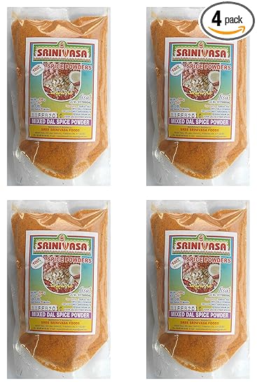 Andhra Special Mixed Dal Spicy Powder - Pack of 4 x 100gm