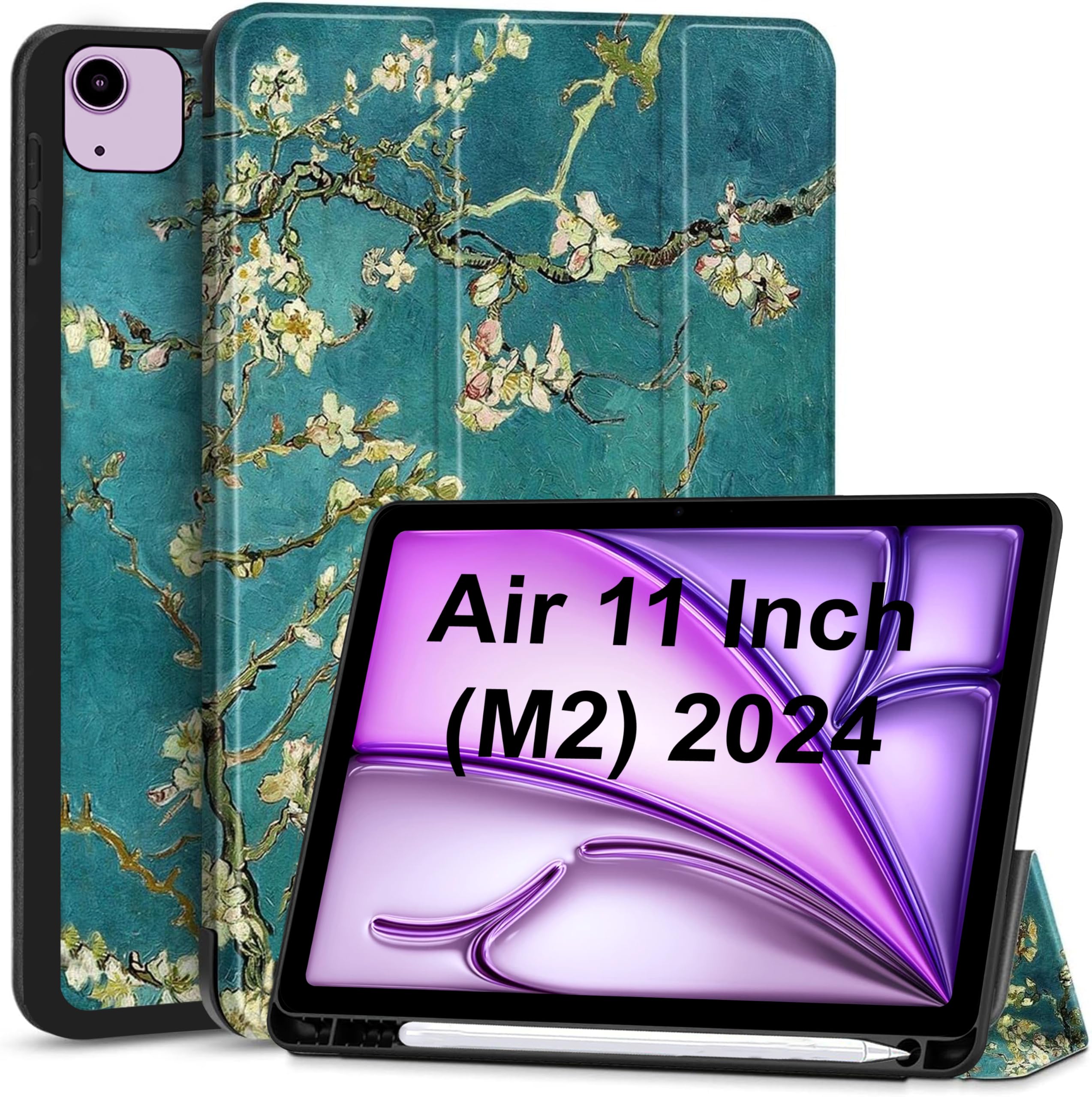 TGK Trifold Smart Flip Cover Case for iPad Air 11 inch M2 2024 with Pencil Holder (Starry Night) (B0DBGB6T5H) Amazon Price History, Amazon Price Tracker
