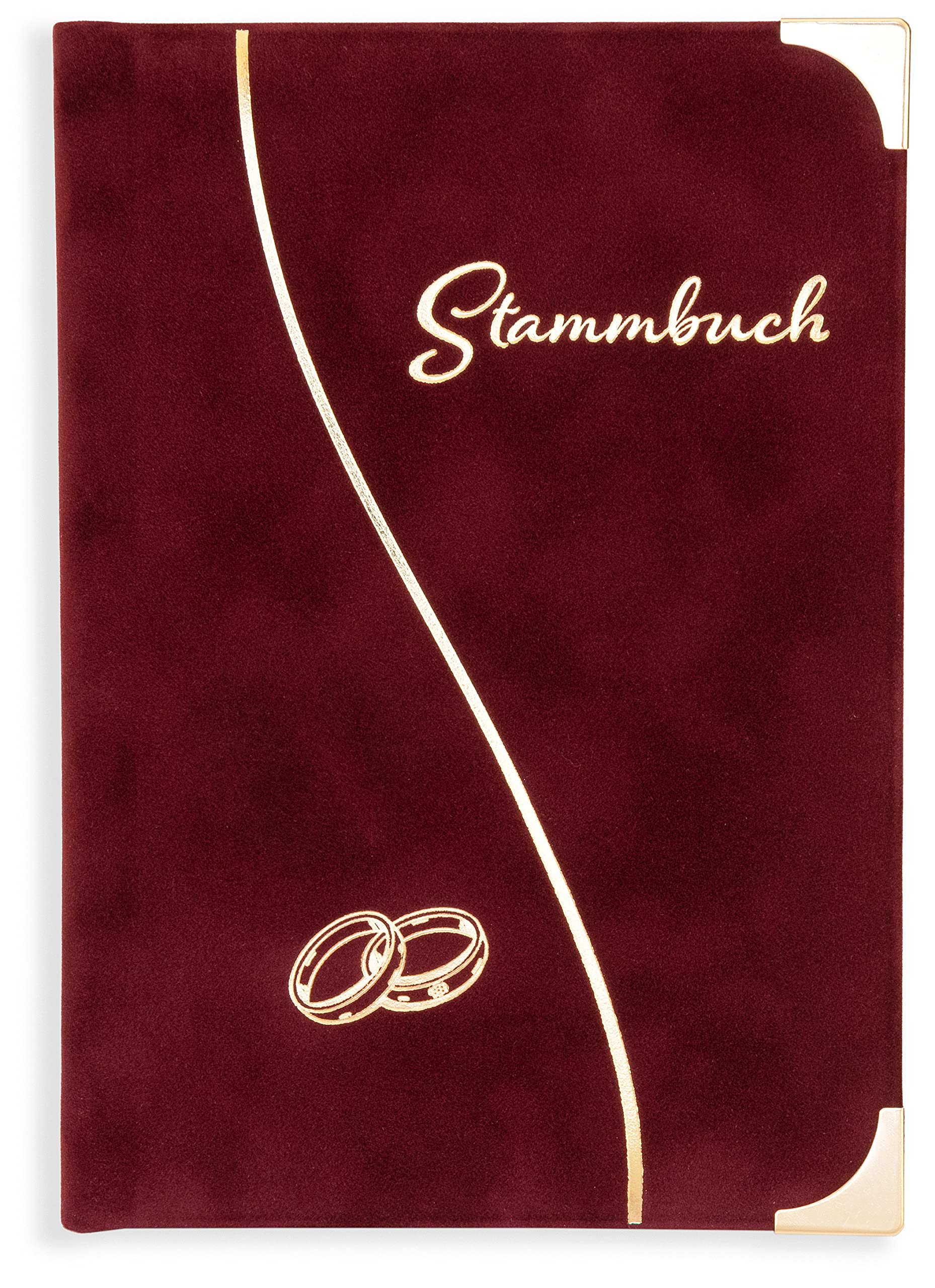 Stammbuch Klemmschiene Bordeaux Inele Hochzeit Standesamt Stammbuch der Familie incl. Einleger