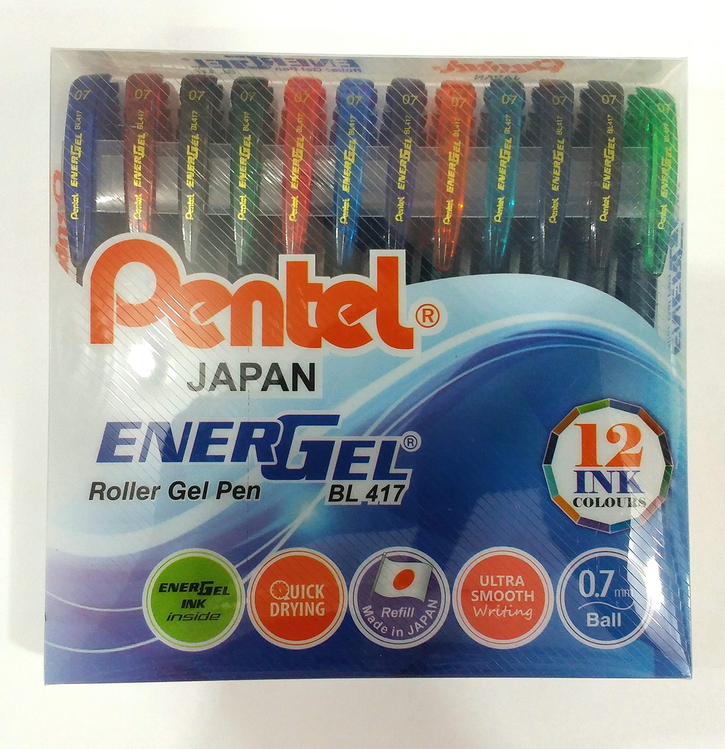Pentel Energel 0.7 Mm Roller Gel Pen|Quick Dry Ink For Smudge-Free ...