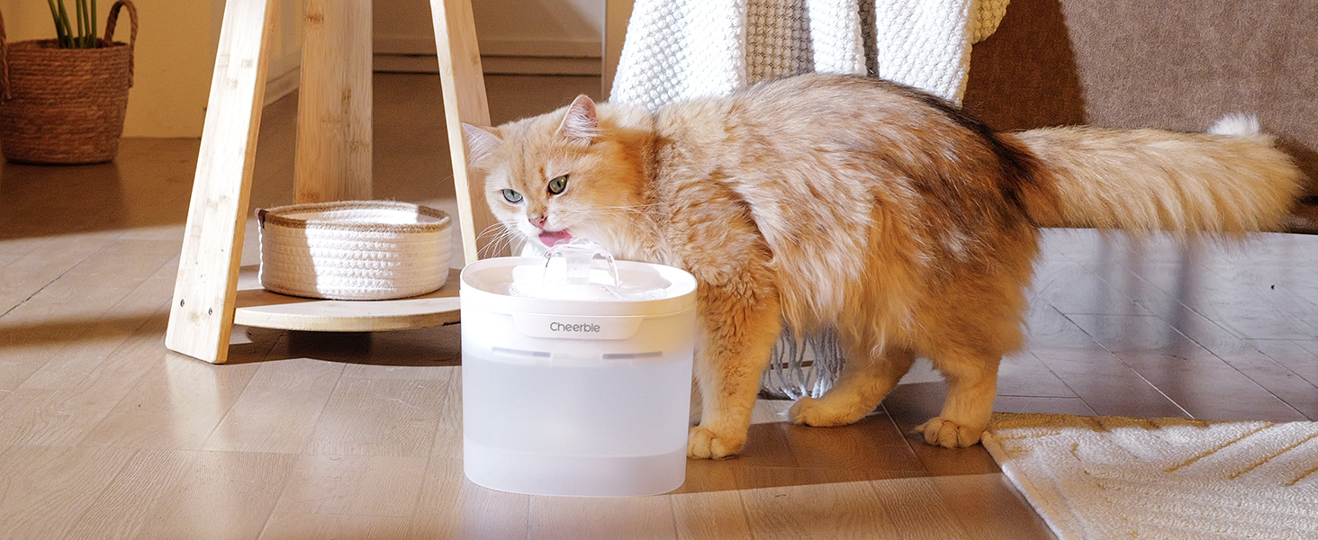 Amazon | Cheerble E1 Lite 犬 猫 自動給水器 ペット用 みずのみ器