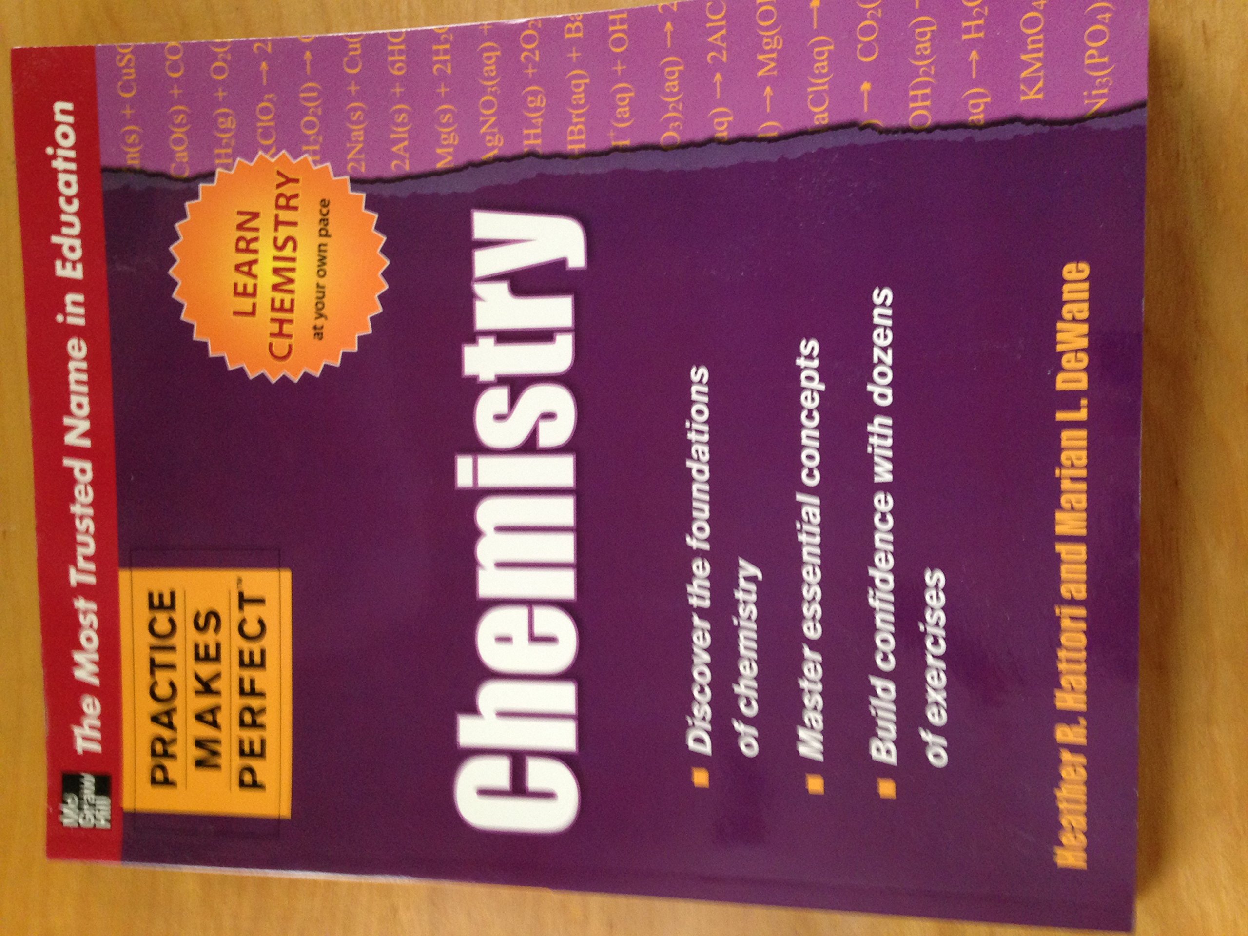 Practice Makes Perfect Chemistry (Practice Makes Perfect Series)