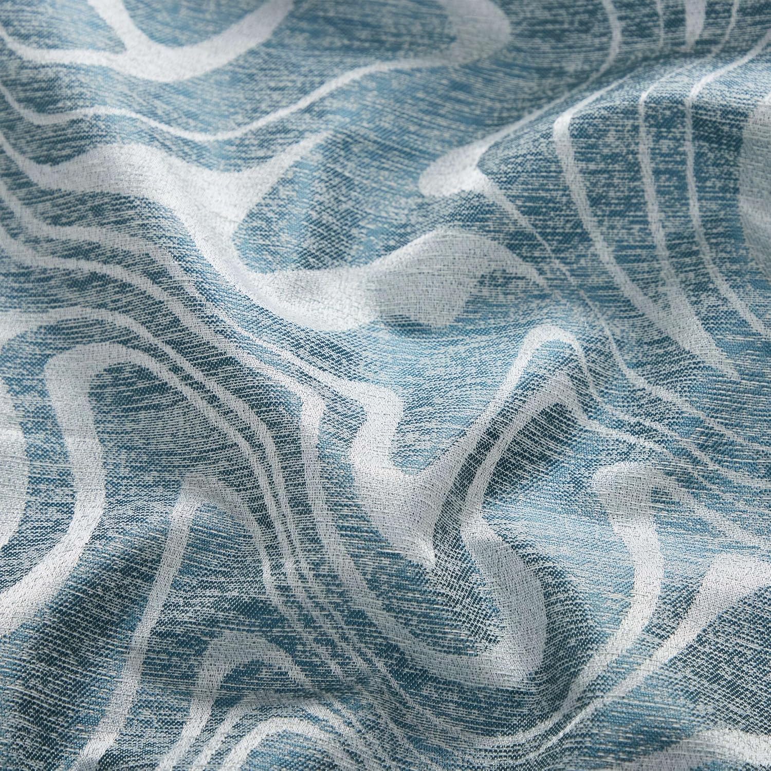 Deco Window Set of 2 100% Blackout Curtains for Bedroom 7.5 Feet Long for Room Darkening & Living Room Decor with Grommet (Teal, 52 Inch Wide x 90 Inch Height)