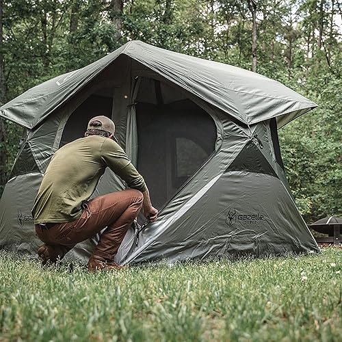 Miniatura 9 de Tienda de campaña Gazelle Tents T4 Hub, fácil instalación en 90 segundos, impermeable, resistente a los rayos UV, piso removible, amplias opciones