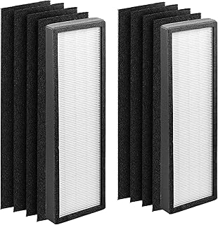 Altec Filters Compatible with FLT5000 Filter C for GermGuardian Air Purifiers FLT5250PT AC5000 Series 5000 5111 5250 | 2 HEPA Filters and 8 Carbon Active Pre-Filters Replacement Filters