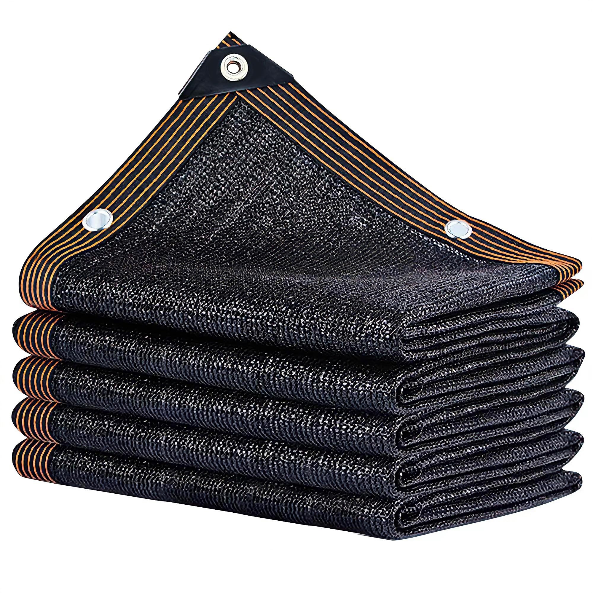 winemana 70% Black Shade Cloth, 6.6 x 16 FT Durable Mesh Tarp with Grommets, Resistant Garden Sun Shade Netting with Taped Edge for Plant Cover, Greenhouse, Patio, Tomatoes, Chicken Coop, Barn Kennel โ image 1