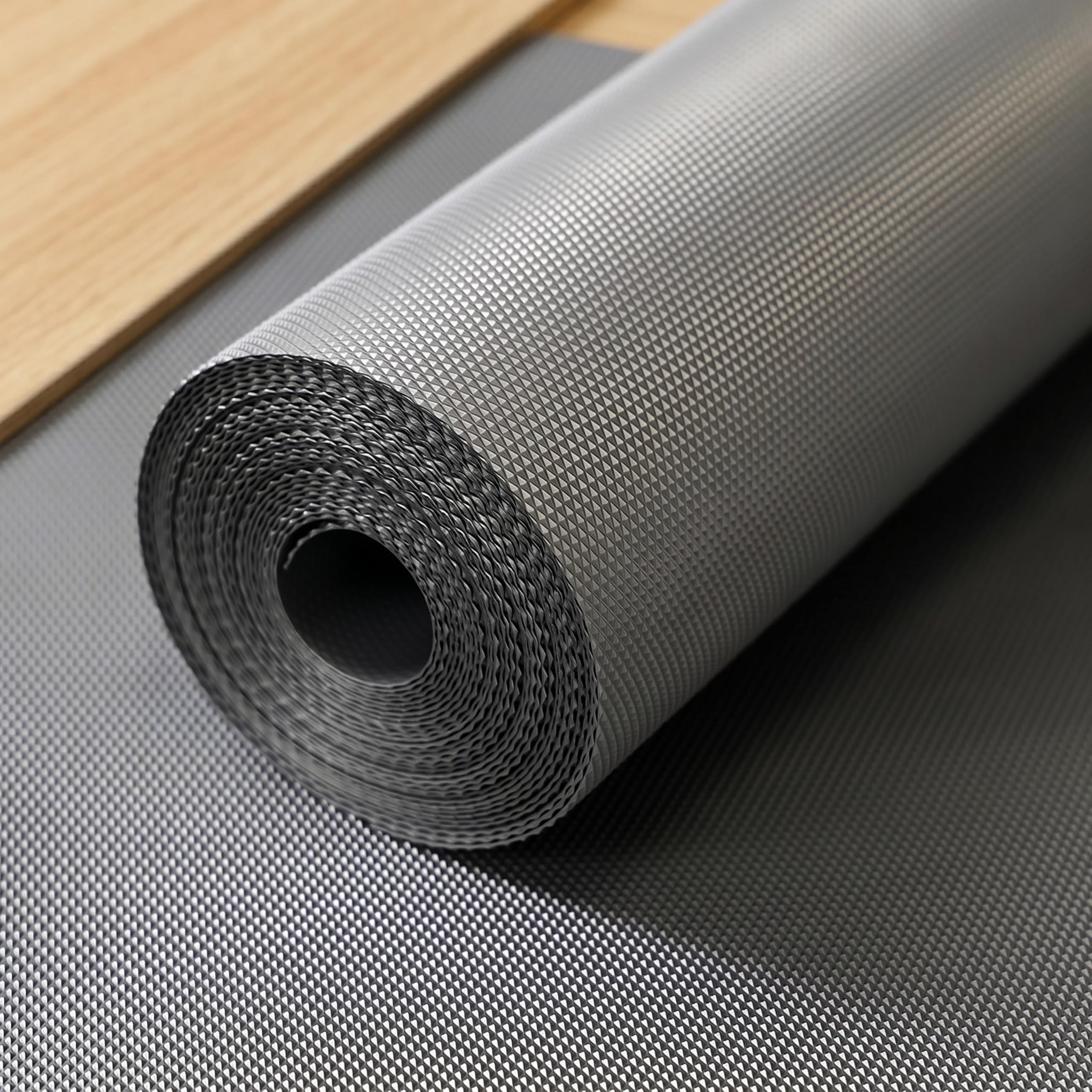 EASYHOME Premium EVA Anti-Slip Fridge Mat & Shelf Liner, Grey Diamond