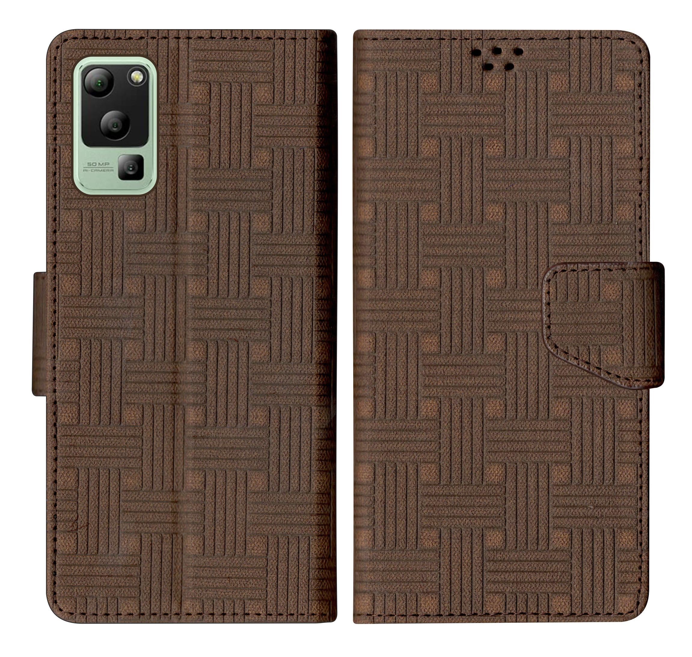 SBMS Flip Cover for Lava Blaze 5G Back Cover Case with Magnatic Closure | Inbuilt Stand | Card & Money Pocket (Mat Brown) (B0C8P623J8) Amazon Price History, Amazon Price Tracker