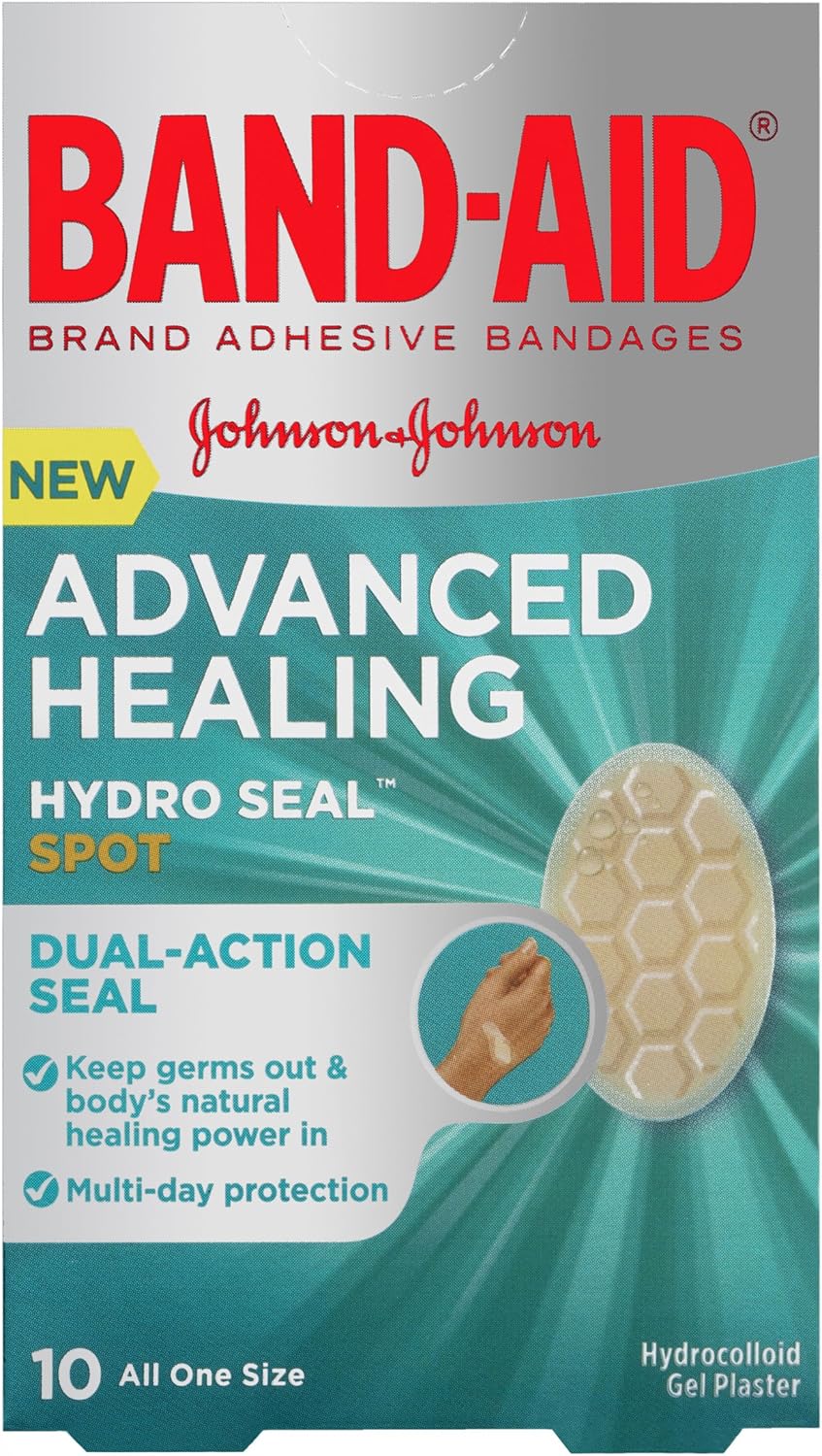 BandAid Advanced Healing Spot, 10 Count Health